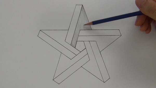 How To Draw An Impossible Star Step By Step My Drawing Tutorials
