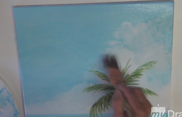 Painting A Beach Scene In Acrylic Refining 1