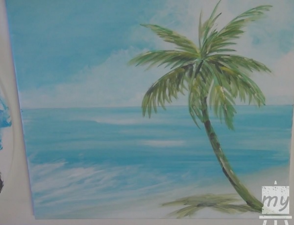 Painting A Beach Scene In Acrylic Refining 2