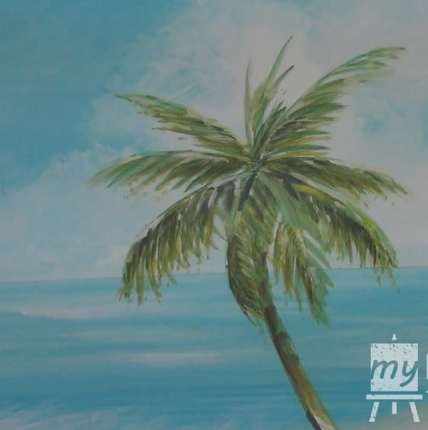 Painting A Beach Scene In Acrylic Refining 4