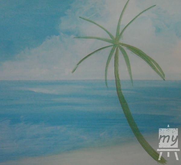 Painting A Palm Tree In Acrylic 1
