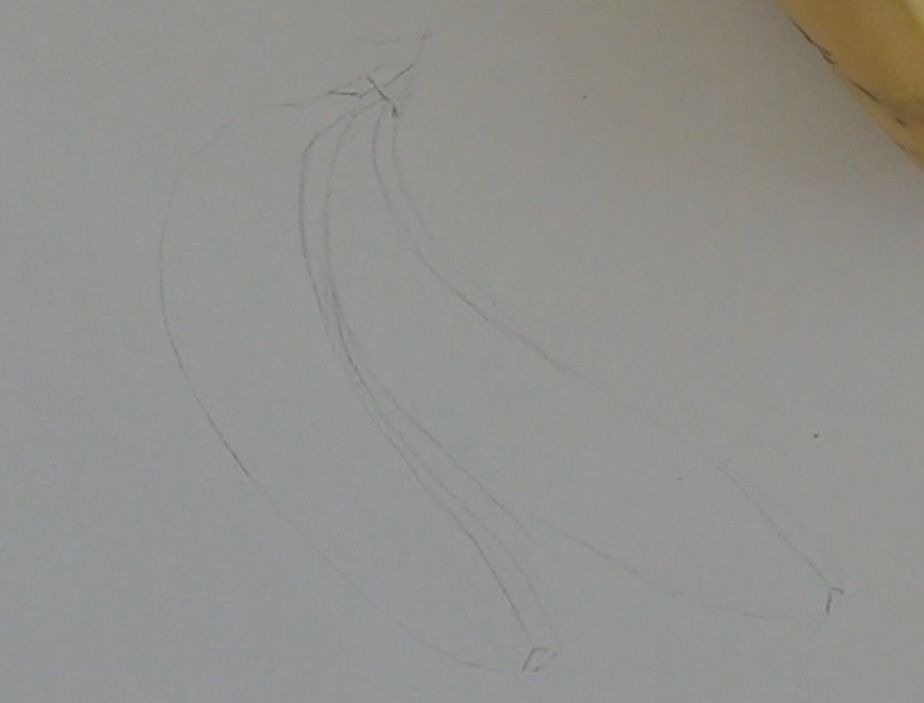 Sketch of banana