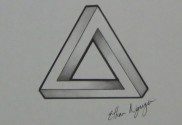 How To Draw An Impossible Triangle - Easy Optical Illusion | My Drawing ...