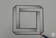 How To Draw An Impossible Square - Optical Illusion | My Drawing ...