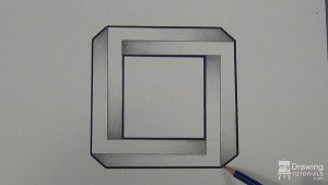 How To Draw An Impossible Square | My Drawing Tutorials