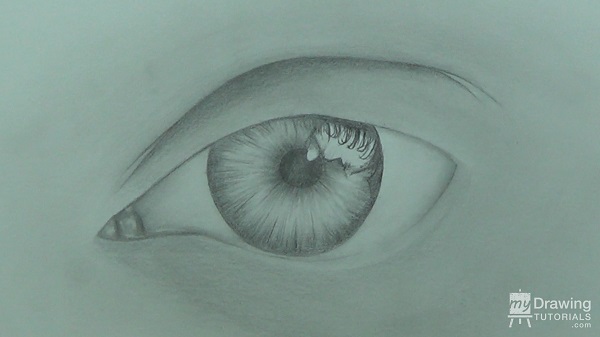 Dramatic eyelashes in monochrome pencil sketch drawing on Craiyon-saigonsouth.com.vn