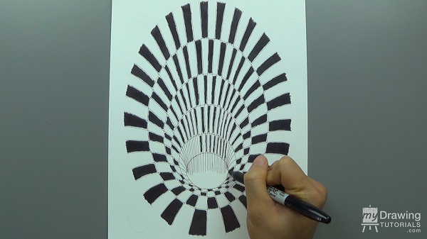 How To Draw A 3d Hole Optical Illusion My Drawing Tutorials