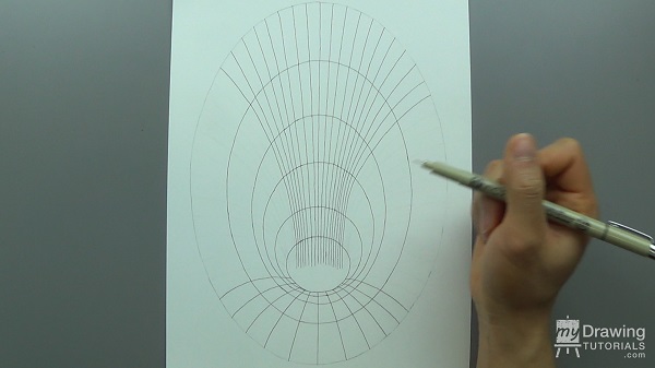 3D Hole Optical Illusion Drawing 7