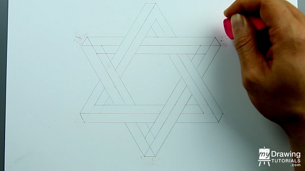 Drawing Impossible Star of David 13
