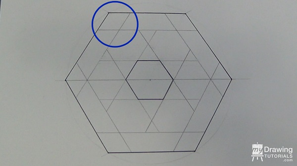 Impossible Hexagon Drawing 12