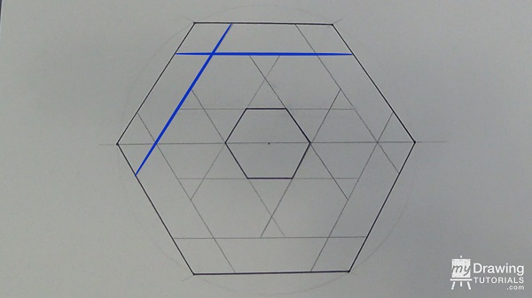 Impossible Hexagon Drawing 13