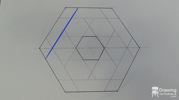 Impossible Hexagon Drawing 14
