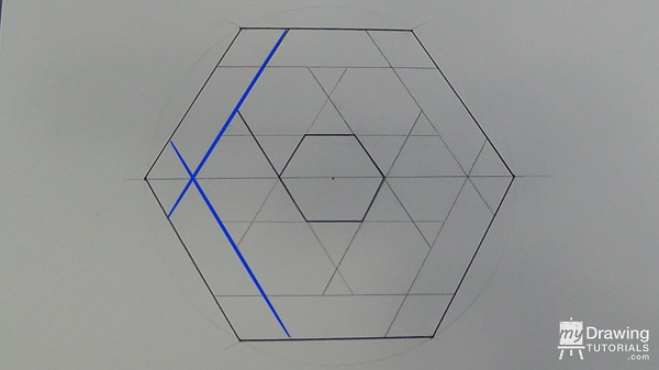 Impossible Hexagon Drawing 18