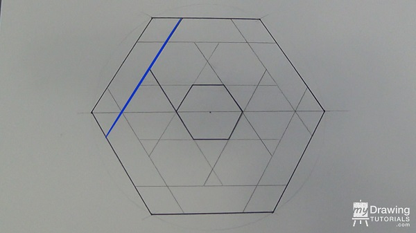 Impossible Hexagon Drawing 19
