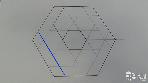 Impossible Hexagon Drawing 20