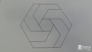 How To Draw An Impossible Hexagon Impossible Shapes My Drawing