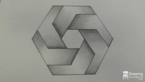 How To Draw An Impossible Hexagon – Impossible Shapes | My Drawing ...