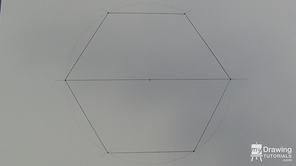 Impossible Hexagon Drawing 7