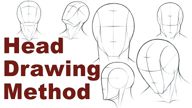 Portrait Drawing Basics 1/3 – How To Draw A Simple Head
