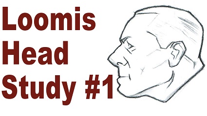 Andrew Loomis Drawing Study 1 – Simple Head Sketching Exercise