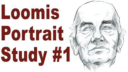 Andrew Loomis Portrait Study – Sketching an Older Male Head